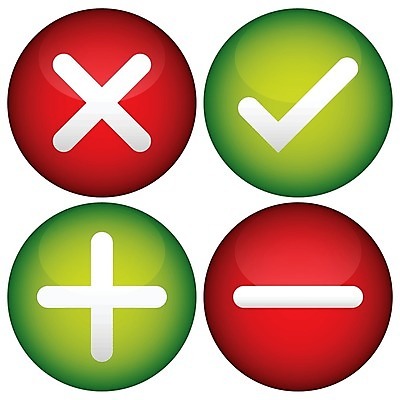 EPS 해외이미지 모양 십자가 일러스트 빨간색 초록색 세트 금지 X 덧셈 플러스 뺄셈 하락 거절 심볼 체크표시 확인 흔적 사인 긍정 삭제 거짓 동의 부정적 승인 잘못 진실 해외202004 해외일러스트 기호 알파벳 감정 컬러 컨셉 수학 파일형식 벡터 이미지허브