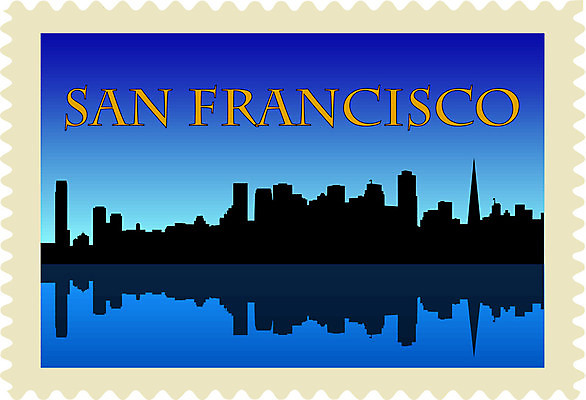 EPS 해외이미지 여행 일러스트 부동산 쇼핑 도시 도심 캘리포니아 스카이라인 우표 샌프란시스코 해외202004 해외일러스트 미국 재산 파일형식 벡터 이미지허브