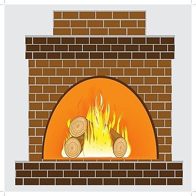 EPS 해외이미지 디자인 일러스트 불 불꽃 벽돌 내부 쌓기 뜨거움 장작 난방기 난로 흰배경 안락 해외202004 해외일러스트 자연요소 백그라운드 컨셉 모션 흰색 난방용품 파일형식 벡터 이미지허브