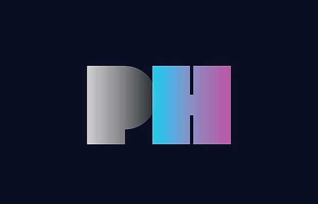 EPS 해외이미지 모양 템플릿 디자인 알파벳 분홍색 백그라운드 일러스트 회사 비즈니스 추상 파란색 회색 P 큼 편지 심볼 신분 H 엘리먼트 활자 해외202004 해외일러스트 영어 컬러 무늬 크기 활자판 파일형식 벡터 이미지허브