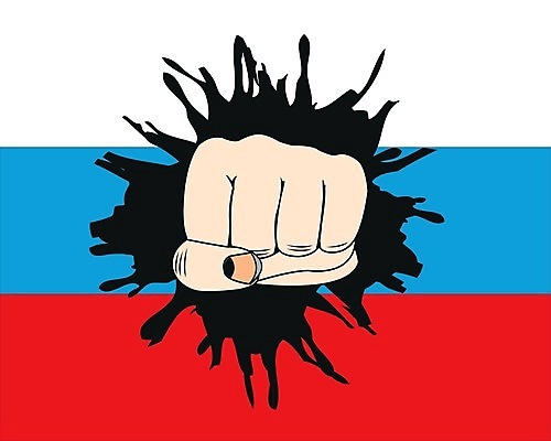 EPS 해외이미지 손 일러스트 손가락 빨간색 파란색 힘 주먹 흰색 깃발 구멍 보호 위험 충돌 심볼 사인 러시아 정책 타격 해외202004 해외일러스트 유럽 컬러 컨셉 모션 신체부위 파일형식 벡터 이미지허브