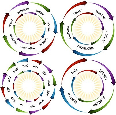 EPS 해외이미지 모양 계절 겨울 일러스트 텍스트 화살 미술 그래픽 빨간색 초록색 여름 파란색 세트 컬러풀 보라색 봄 활발 달력 가을 흰색 시간 바퀴 원형 일주일 날짜 우아함 메뉴 클립 다이얼 월 광 방법 해외202004 해외일러스트 도형 컬러 컨셉 문화예술 파일형식 벡터 이미지허브