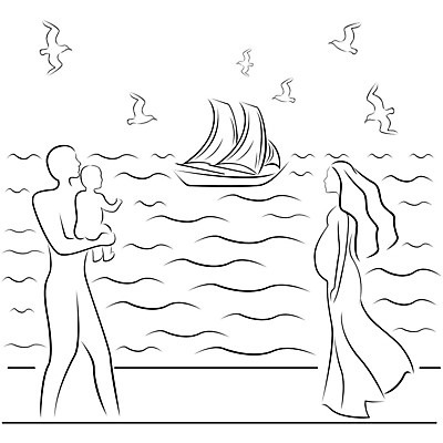 EPS 해외이미지 디자인 드레스 여자 실루엣 어린이 파도 바다 백그라운드 신체 일러스트 상상 갈매기 추상 미술 사람 성인 검은색 침묵 임신 소용돌이 흰색 보트 우아함 스케치 심플 적재 단아함 스타일 해외202004 해외일러스트 옷 컬러 컨셉 무늬 배_교통 조류 문화예술 촬영기법 소리 회오리 파일형식 벡터 이미지허브