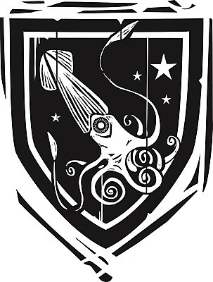 EPS 해외이미지 배너 바다 백그라운드 일러스트 가족 프레임 장식 중세 역사 왕 심볼 사인 오징어 싸움 문어 신화 공상 방패 여왕 갑옷 귀족 목판화 몬스터 해외202004 해외일러스트 관계 모션 연체동물 수중동물 보호장비 파일형식 벡터 이미지허브