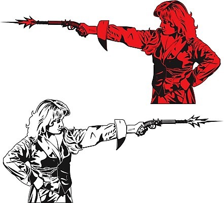 EPS 해외이미지 일러스트 흑백 미술 만화 그림 해적 해외202004 해외일러스트 문화예술 촬영기법 도둑 파일형식 벡터 이미지허브