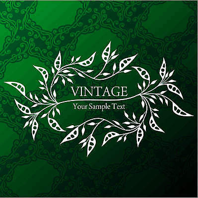 EPS 해외이미지 백그라운드 잎 일러스트 타이포그라피 사람없음 초록색 검은색 빈티지 그라데이션 잎줄기 해외202004 해외일러스트 식물 문자 줄기 컬러 컨셉 파일형식 벡터 이미지허브