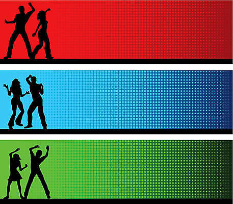 EPS 해외이미지 여자 남자 행복 실루엣 음악 백그라운드 일러스트 사람 파티 댄서 춤 은색 디스코 해외202004 해외일러스트 직업 감정 컬러 문화예술 촬영기법 이벤트 파일형식 벡터 이미지허브