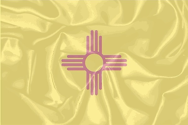 EPS 해외이미지 일러스트 미술 그래픽 미국 깃발 실크 그림 뉴멕시코 해외202004 해외일러스트 북아메리카 문화예술 직물 파일형식 벡터 이미지허브