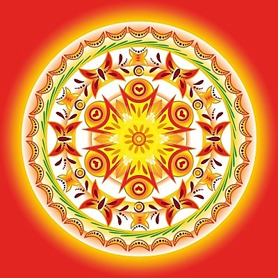 EPS 해외이미지 모양 디자인 선 백그라운드 패턴 곡선 오렌지 일러스트 벽지 추상 미술 동양인 그래픽 장식 빨간색 초록색 빛 컬러풀 태양 노란색 유행 사각형 직물 원형 화려 60대 인도인 묘사 질감 복고 심플 대칭 만다라 핸드메이드 스타일 해외202004 해외일러스트 자연요소 도형 외국인 노년 컬러 컨셉 무늬 과일 문화예술 인종 파일형식 벡터 이미지허브