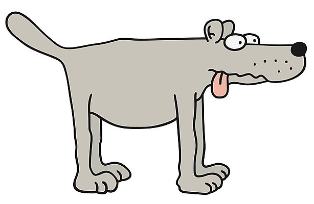 EPS 해외이미지 동물 일러스트 생물 회색 개 만화 옛날 해외202004 해외일러스트 컬러 포유류 파일형식 벡터 이미지허브