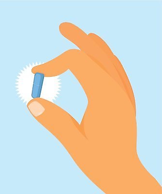 EPS 해외이미지 손 일러스트 서기 파란색 알약 약 건강관리 잡기 해외202004 해외일러스트 컬러 의학 모션 건강 관리 신체부위 파일형식 벡터 이미지허브