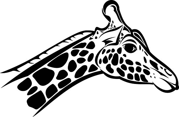 EPS 해외이미지 디자인 얼굴 일러스트 사람없음 기린 해외202004 해외일러스트 포유류 신체부위 파일형식 벡터 이미지허브