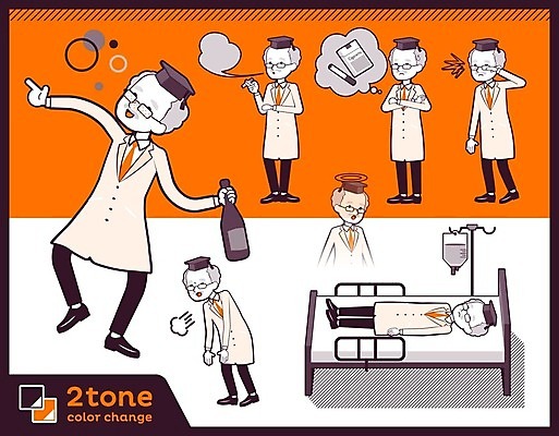 EPS 해외이미지 전신 노년 남자 일러스트 술병 흡연 담배 피곤 들기 여러명 세트 교수 주황색 마시기 죽음 유령 만취 담배연기 병원침대 술취함 학자 흡연자 노인남자만 해외202004 해외일러스트 직업 컬러 다수 컨셉 모션 병_용기 주류 사람 성인 교사 침대 연기 남자만 노인만 파일형식 벡터 이미지허브