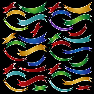 EPS 해외이미지 클립아트 디자인 배너 리본 백그라운드 일러스트 오리 3 미술 그래픽 장식 빨간색 초록색 파란색 세트 노란색 우주 검은색 공백 엘리먼트 컬링 해외202004 해외일러스트 컬러 조류 문화예술 겨울스포츠 파일형식 벡터 이미지허브