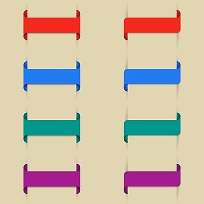 EPS 해외이미지 템플릿 디자인 배너 리본 종이 스티커 일러스트 화살 그래픽 빨간색 세트 컬러풀 꼬리표 라벨 쪽지 웹 깃발 심볼 사인 배지 북마크 엘리먼트 해외202004 해외일러스트 컬러 인터넷 프레임 파일형식 벡터 이미지허브