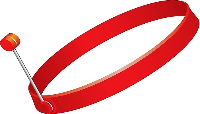 EPS 해외이미지 음식 일러스트 요리 빨간색 세로 금속 계란 튀김 흰색 반지 아침식사 노른자 팬케이크 단백질 해외202004 해외일러스트 컬러 장신구 재질 케이크 알 식사 영양소 파일형식 벡터 이미지허브