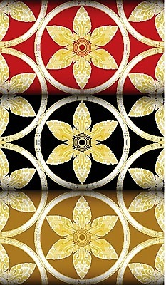 EPS 해외이미지 모양 디자인 백그라운드 패턴 일러스트 태국 벽지 추상 그래픽 장식 컬러풀 직물 황금 해외202004 해외일러스트 아시아 컬러 무늬 파일형식 벡터 이미지허브