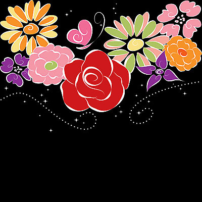 EPS 해외이미지 식물 꽃 별 분홍색 나비 백그라운드 오렌지 일러스트 추상 사랑 빨간색 초록색 여름 컬러풀 장미 노란색 검은색 봄 데이지 엽서 카피스페이스 해외202004 해외일러스트 자연요소 계절 감정 컬러 곤충 무늬 과일 공백 편지 파일형식 벡터 이미지허브