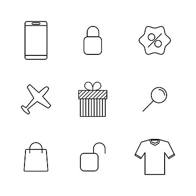 EPS 해외이미지 옷 선 티셔츠 일러스트 비즈니스 비행기 선물 금융 스마트폰 쇼핑 세트 상자 플랫 잠금 윤곽 패키지 고립 대패 얇은 해외202004 해외일러스트 셔츠 항공교통 대중교통 경제 핸드폰 스마트기기 보안 파일형식 벡터 이미지허브