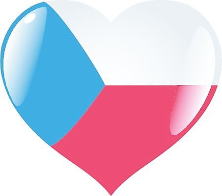 EPS 해외이미지 모양 1 지도 일러스트 컬러풀 하트 깃발 역사 심볼 싱글 체코 해외202004 해외일러스트 유럽 컬러 파일형식 벡터 이미지허브