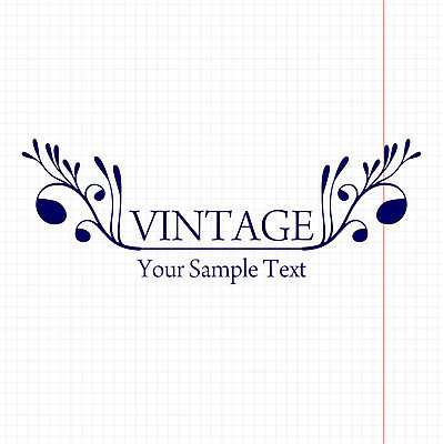 EPS 해외이미지 백그라운드 잎 일러스트 타이포그라피 사람없음 파란색 빈티지 모눈종이 잎줄기 해외202004 해외일러스트 식물 문자 종이 줄기 컬러 컨셉 파일형식 벡터 이미지허브