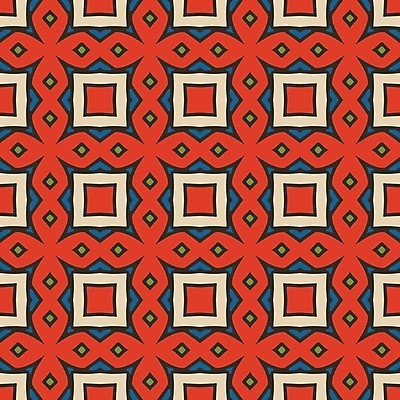 EPS 해외이미지 디자인 백그라운드 패턴 일러스트 벽지 추상 빨간색 초록색 파란색 검은색 타일 복고 정사각형 해외202004 해외일러스트 도형 컬러 무늬 파일형식 벡터 이미지허브