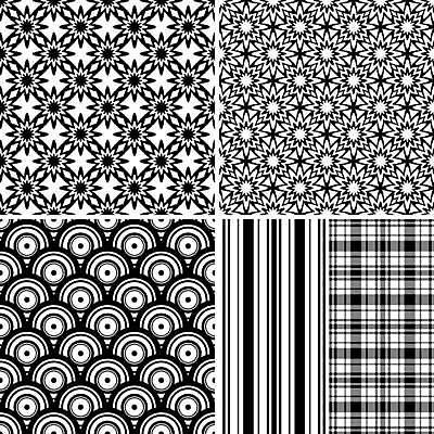 EPS 해외이미지 꽃 선 조각 백그라운드 꽃무늬 패턴 일러스트 벽지 추상 세포 장식 세트 검은색 줄무늬 회색 수확 흰색 직물 혼합 질감 복고 체크무늬 정사각형 해외202004 해외일러스트 도형 식물 컬러 무늬 농업 파일형식 벡터 이미지허브