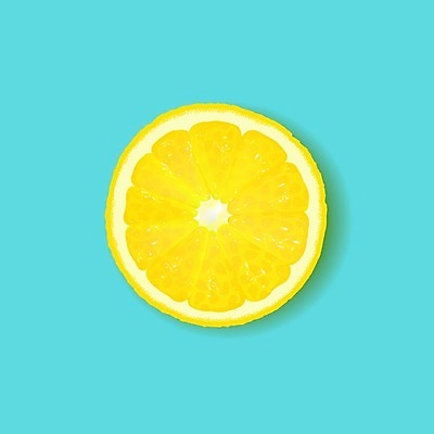 EPS 해외이미지 백그라운드 일러스트 단면 사람없음 파란색 노란색 레몬 해외202004 해외일러스트 컬러 과일 파일형식 벡터 이미지허브