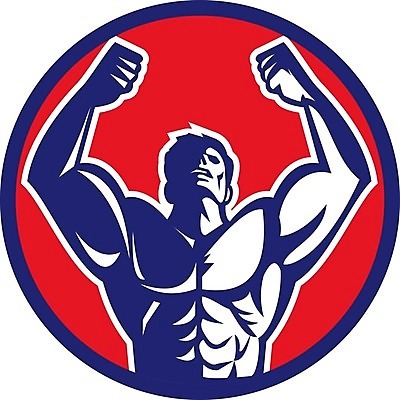 EPS 해외이미지 남자 일러스트 근육 그래픽 주먹 올려보기 원형 구부린 보디빌더 복고 근육질 고립 궤 복근 해외202004 해외일러스트 도형 모션 사람 보디빌딩 몸매 파일형식 벡터 헬스 운동 건강 이미지허브