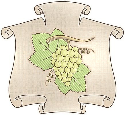 EPS 해외이미지 종이 음식 백그라운드 잎 과일 일러스트 포도 초록색 라벨 소용돌이 두루마리 포도나무 목판화 해외202004 해외일러스트 식물 컬러 프레임 회오리 과일나무 파일형식 벡터 이미지허브