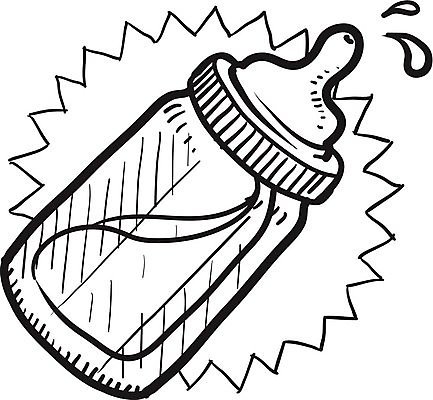 EPS 해외이미지 음료 어린이 일러스트 우유 간호사 아기 출산 액체 낙서 컨테이너 플라스틱 스케치 간호 그림 공식 고립 수유 해외202004 해외일러스트 산업 재질 유제품 미술 사람 의료진 파일형식 벡터 이미지허브