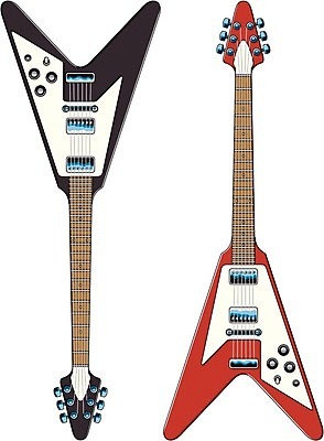 EPS 해외이미지 악기 음악 일러스트 금속 기타 문신 도끼 무거움 해외202004 해외일러스트 재질 현악기 문화예술 무게 파일형식 벡터 이미지허브