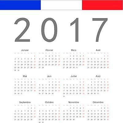 EPS 해외이미지 템플릿 디자인 계절 일러스트 비즈니스 이벤트 그래픽 빨간색 파란색 사무실 숫자 다이어리 프랑스 달력 깃발 시간 일주일 날짜 연도 정사각형 심플 페이지 프랑스어 월 기본 엘리먼트 2017년 해외202004 해외일러스트 도형 문자 유럽 컬러 사무용품 파일형식 벡터 이미지허브