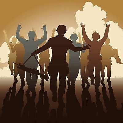 EPS 해외이미지 남자 실루엣 일러스트 군대 사람 그래픽 갈색 손들기 군인 군용 싸움 전쟁 윤곽 패배 육군 전쟁터 보병 분실 제출 해외202004 해외일러스트 직업 컬러 모션 촬영기법 국군 파일형식 벡터 이미지허브