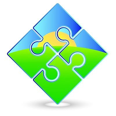 EPS 해외이미지 컨셉 일러스트 하늘 추상 풍경 초록색 여름 태양 일출 환경 일몰 봄 퍼즐 에코 생태학 해외202004 해외일러스트 자연요소 계절 교육 컬러 무늬 노을 파일형식 벡터 이미지허브
