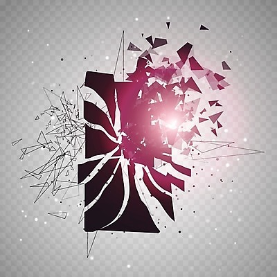 EPS 해외이미지 디자인 컨셉 패턴 일러스트 통신 모바일 추상 빛 스마트폰 핸드폰 컴퓨터 3D 디지털 스크린 힘 손상 흰색 균열 수리 파편 폭발 스마트 전자 날카로움 먼지 충격 부름 다리찢기 노려봄 고립 그런지 깨짐 더스트파티클 현실 해외202004 해외일러스트 컬러 무늬 모션 표정 전자제품 스마트기기 디지털합성 파일형식 벡터 이미지허브