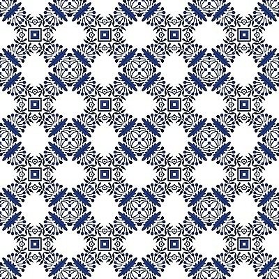 EPS 해외이미지 전통 디자인 패턴 일러스트 벽지 추상 장식 파란색 흰색 포르투갈 타일 묘사 정사각형 스페인어 엘리먼트 튀니지 해외202004 해외일러스트 도형 유럽 컬러 무늬 아프리카 파일형식 벡터 이미지허브