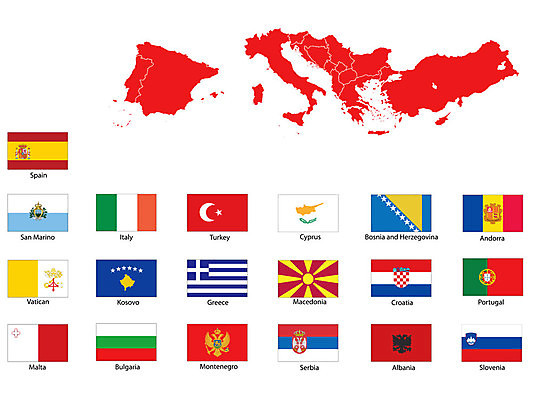 EPS 해외이미지 유럽 여행 백그라운드 지도 일러스트 학교 미술 그래픽 파란색 세트 컬러풀 이탈리아 깃발 그룹 스페인 수집 포르투갈 그리스 크로아티아 칠면조 남쪽 고립 마케도니아 몬테네그로 몰타섬 발칸반도 보스니아 불가리아 세르비아 슬로베니아 안도라 알바니아 지리 해외202004 사도궁 해외일러스트 사이프러스공화국 교육 나라 컬러 섬 조류 문화예술 궁전 방향 몰타 바티칸 파일형식 벡터 남유럽 이미지허브