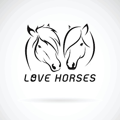 EPS 해외이미지 디자인 얼굴 일러스트 추상 사랑 사람없음 검은색 흰색 말_동물 심볼 그림 윤곽 스타일 해외202004 해외일러스트 감정 컬러 무늬 포유류 신체부위 파일형식 벡터 이미지허브