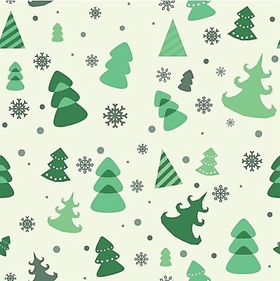 EPS 해외이미지 디자인 크리스마스 패턴 일러스트 사람없음 초록색 크리스마스트리 노란색 축하 눈송이 전나무 눈꽃무늬 해외202004 해외일러스트 나무 기념일 컬러 컨셉 무늬 눈꽃 눈_날씨 파일형식 벡터 이미지허브