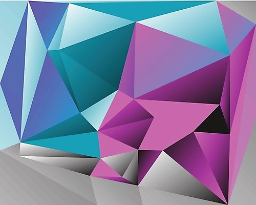 EPS 해외이미지 디자인 백그라운드 그래픽백그라운드 일러스트 추상 사람없음 디지털 보라색 청록색 폴리곤 해외202004 해외일러스트 컬러 무늬 그래픽 파일형식 벡터 이미지허브