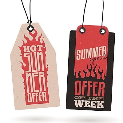 EPS 해외이미지 스티커 일러스트 사람없음 빨간색 세트 꼬리표 라벨 세일 해외202004 해외일러스트 컬러 프레임 파일형식 벡터 이미지허브