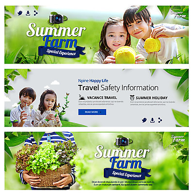 PSD 서양인 외국인 템플릿 배너 계절 여자 남자 음료 어린이 웹템플릿 채소 과일 가족 남매 여러명 여름 농장 수확 마시기 체험학습 웹배너 어린이만 이미지템플릿 다수 농업 관계 모션 사람 인종 체험 파일형식