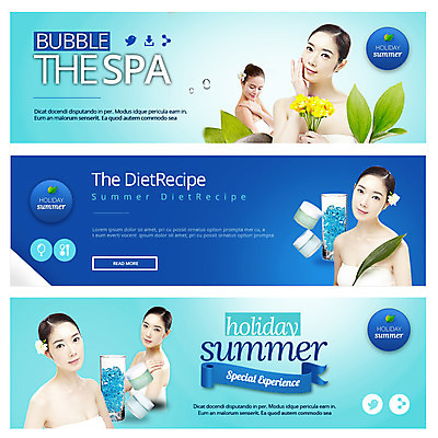 PSD 서양인 외국인 템플릿 배너 계절 여자 웹템플릿 동양인 여러명 성인 여름 뷰티 스파 화장품 한국인 마사지 피부 웹배너 여자만 성인여자만 성인만 이미지템플릿 다수 사람 인종 신체부위 파일형식