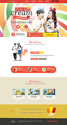PSD 템플릿 커플 계절 여자 남자 웹템플릿 데이트 웹소스 디자인시안 사이트템플릿 회사홈페이지 아이스크림 동양인 여러명 성인 여름 친구 홈페이지 홈페이지시안 한국인 성인만 이미지템플릿 다수 관계 디저트 사람 인종 파일형식 편집소스