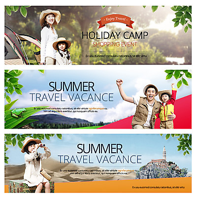 PSD 템플릿 배너 계절 여자 남자 어린이 여행 웹템플릿 가방 가족 텐트 동양인 여러명 성인 여름 캠핑 한국인 웹배너 이미지템플릿 잡화 다수 관계 레저 캠핑도구 사람 인종 파일형식