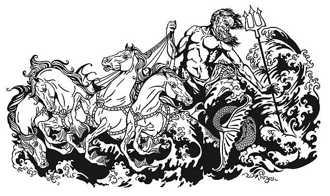 EPS 해외이미지 동물 바다 일러스트 생물 흑백 물 운전 당기기 왕 신화 공상 그리스인 로마인 해왕성 힘찬 해외202004 해외일러스트 자연요소 서양인 컨셉 모션 촬영기법 인종 행성 파일형식 벡터 이미지허브