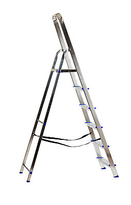 포토 JPG 해외이미지 백그라운드 사다리 안전 사람없음 계단 금속 장비 흰색 기구 공구 업무 작업 은색 심플 단계 고립 고체 업그레이드 해외202004 해외포토 컬러 재질 도구 파일형식 이미지허브