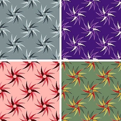 EPS 해외이미지 모양 디자인 꽃 백그라운드 패턴 일러스트 추상 미술 장식 빨간색 초록색 세트 디지털 보라색 회색 수확 4 플랫 타일 싱글 그림 서식 복고 심플 대칭 엘리먼트 집게발 해외202004 해외일러스트 식물 컬러 무늬 농업 문화예술 숫자 파일형식 벡터 이미지허브