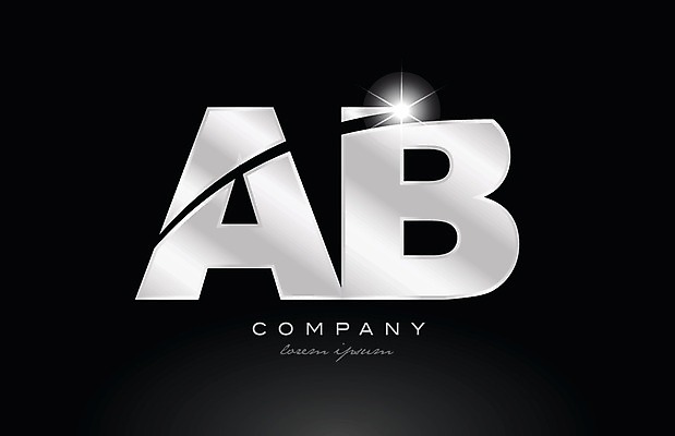 EPS 해외이미지 모양 템플릿 디자인 알파벳 백그라운드 일러스트 회사 비즈니스 반짝임 금속 검은색 회색 은색 편지 B 심볼 신분 A 엘리먼트 활자 해외202004 해외일러스트 영어 컬러 모션 재질 활자판 파일형식 벡터 이미지허브